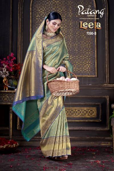 Leela By Patang Silk Festive Wear  Saree Collection